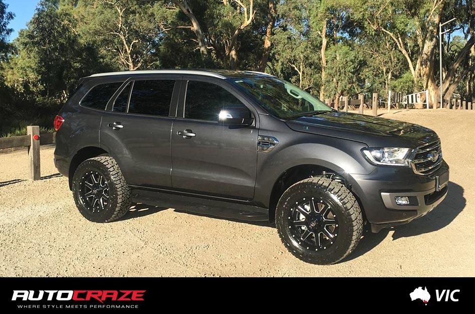 FORD EVEREST MAVERICK GLOSS BLACK MILLED ACCENTS